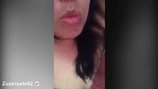 sexy lying on the bed waiting for a big load of cum on my face porn video